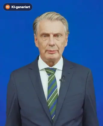 Magasan képzett férfi öltönyben kék háttér előtt, szakmai prezentáció, üzlet, moderáció, ZAG logó, vállalati kommunikáció.